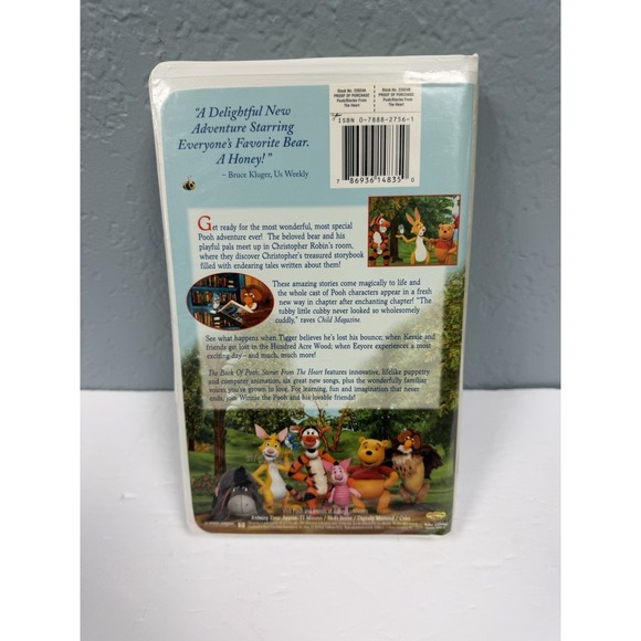 The Book of Pooh: Stories from the Heart (VHS, 2001) - Picture 3 of 3